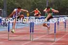 Hurdles, 2026 North Eastern Track and Field Champs, Shildon, County Durham. Photo: David T. Hewitson/Sports for All Pics